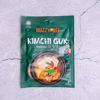 HALAL BUZZY BEE Korean Oppa Can Cook Kimchi Guk (Soup) Dry Paste 1x80 Packs (30gm each)
