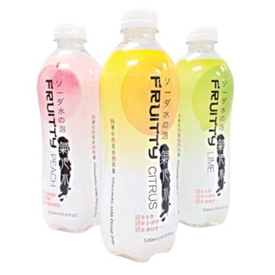 FRUIT MOU SODA SPARKLING WATER CITRUS 500ML x 24 units