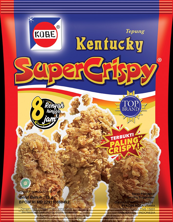 SUPERCRISPY COATING MIX 75G ( 120 PKT @ 75G ) (120 Units Per Carton)