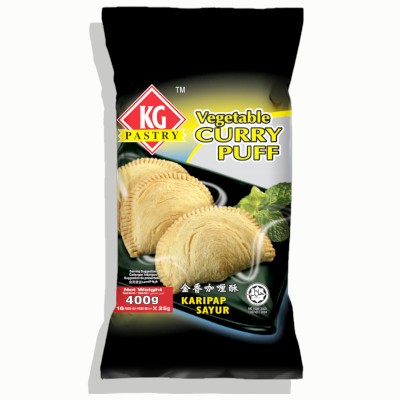 Vegetable Curry Puff (16 pcs - 400g) (24 Units Per Carton)