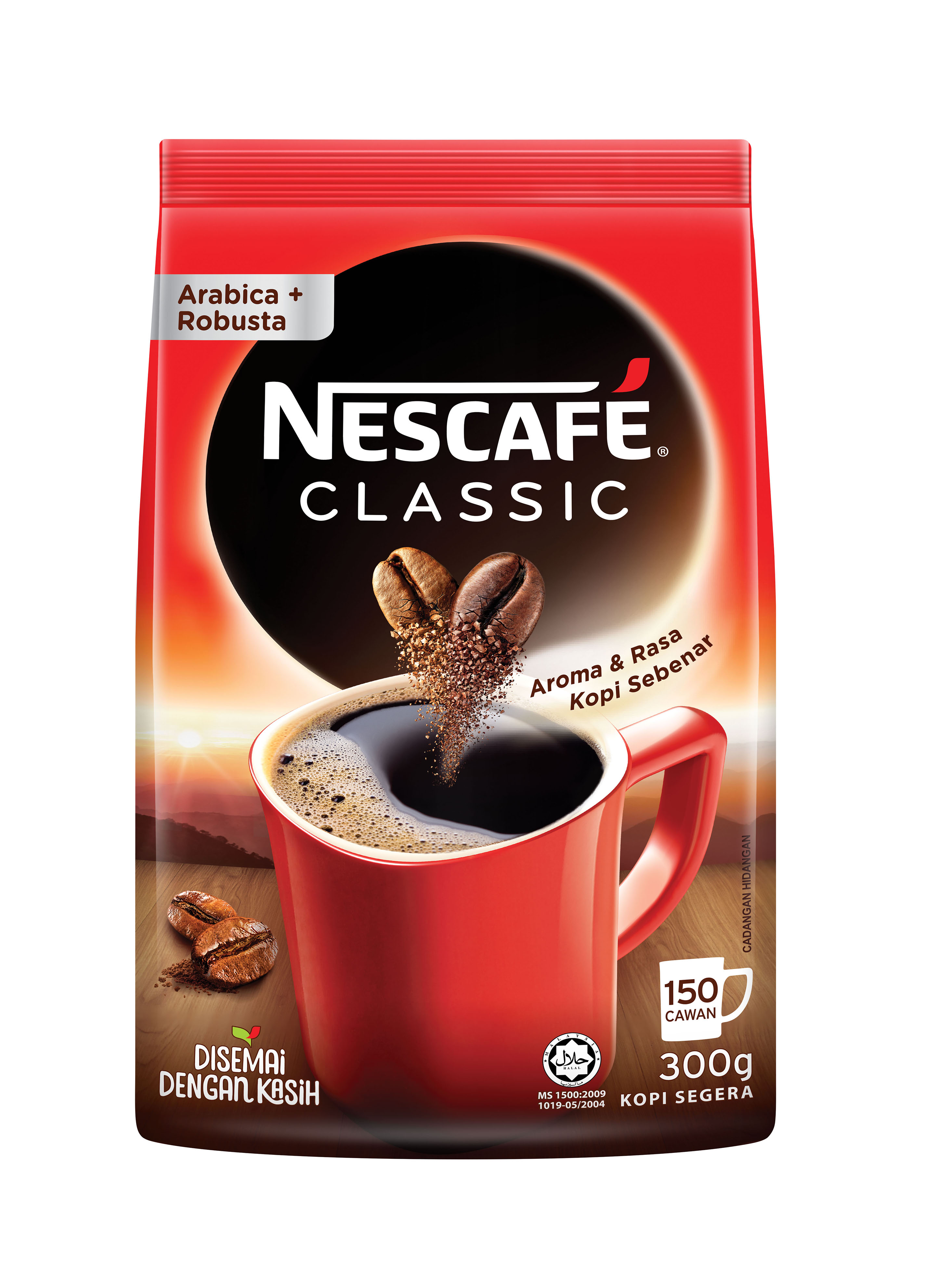 NESCAFE CLASSIC Refill 24 x 300g (24 Units Per Carton)