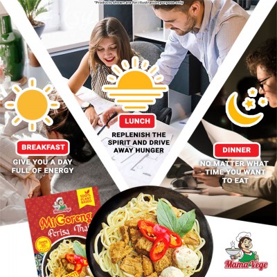 [PRE-ORDER ONLY] MAMAVEGE Vegetarian Ramen Mi Goreng Thai (20Pack Carton)