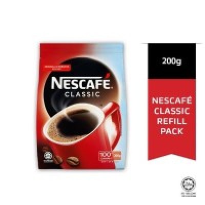 [PRE ORDER ONLY ETA 12-14 Working Days] NESCAFE CLASSIC Refill Pack 24 x 200g