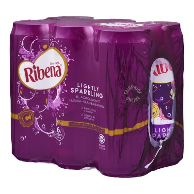 Ribena Lightly Sparkling Blackcurrant Drink 325 ml