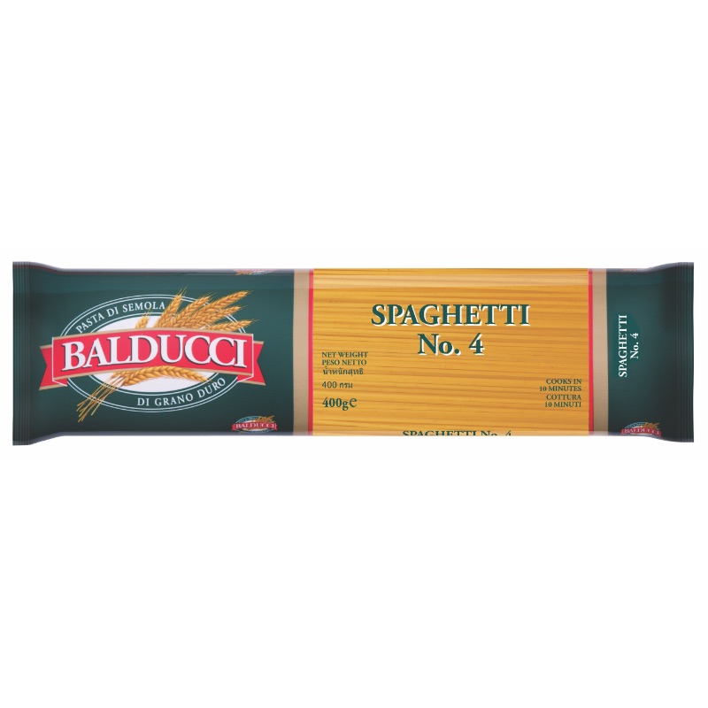 BALDUCCI No.4 Spaghetti 400gm Pack (24 Units Per Carton)