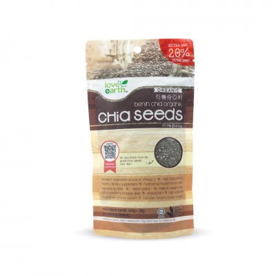 Organic Chia Seed 168g + 33g (12 Units Per Carton)