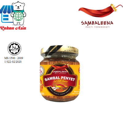 Sambaleena Sambal Penyet Red Chilli Sambal (150 gm)