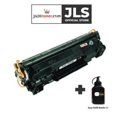 [1+1 Value Pack] Compatible CB435A CB435 435A 35A with 1 Refill Toner Laser Toner Cartridge