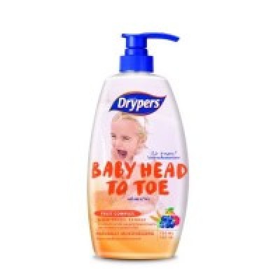 [PRE ORDER ONLY ETA 12-14 Working Days] Drypers Baby Head to Toe 650mlx12 (Fruit)