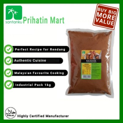 Santanku Toasted Coconut Paste (Kerisik) 1kg  (20 Units Per Carton)