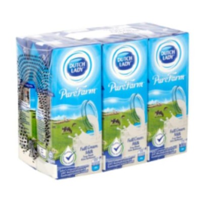 Dutch Lady Full Cream Milk 6 x 200ml
