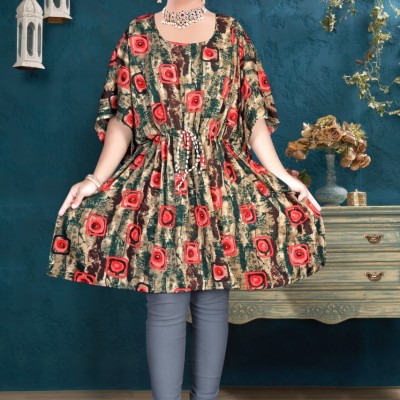 kaftan Pendek Baju kelawar  Short Kaftan V Shape