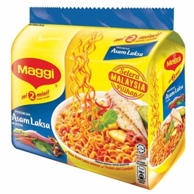 Maggi Asam Laksa 5 x 78 gm Instant Noodle