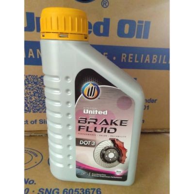UNITED GLYCOL BRAKE FLUID DOT 3 ( Neutral ) (0.5L)