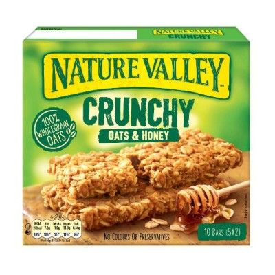 NATURE VALLEY Crunchy Bars - Oats & Honey 252gm (12 Boxes per Carton)  Imported from United States