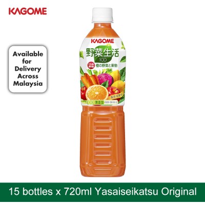 KAGOME YASAISEIKATSU ORIGINAL 720ML X 15
