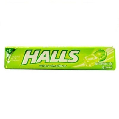 HALLS Vita-C Lime Candy 34 gm*