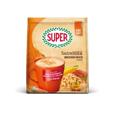 [PRE ORDER ONLY ETA 12-14 Working Days] SUPER NUTREMILL CEREAL BROWN RICE 30GX15SAX24P MY