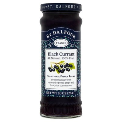 St Dalfour BLACKCURRANT HIGH FRUIT CONTENT Spread Jam 284g