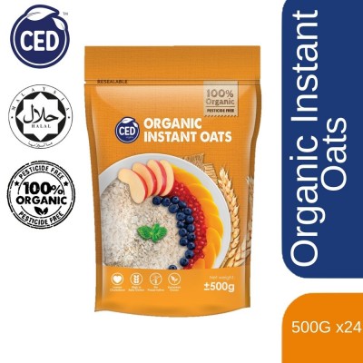 CED ORG INSTANT BABY OATS 500G X 24 (100% ORG DESIGN)