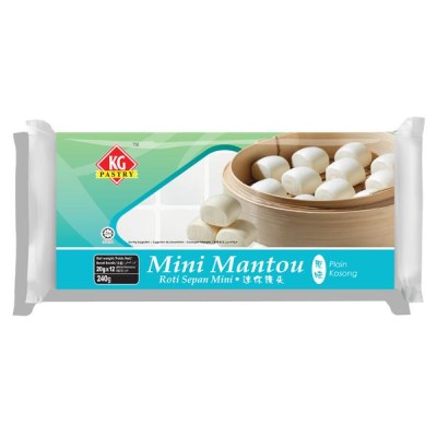 KG Pastry MINI MANTOU CHOCOLATE 12 pieces 240 g