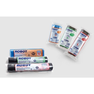 SEKOPLAS Robot Garbage Bag MINI Roll SIZE S 47cm x 54cm