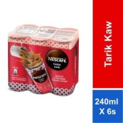 [PRE ORDER ONLY ETA 12-14 Working Days] NESCAFE Tarik Can 4 x 6 x 240ml