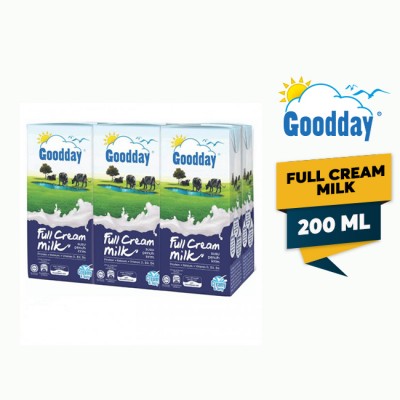 GOODDAY UHT FULL CREAM MILK 200 ML x 6 pics