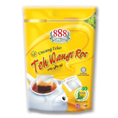 888 Teh Wangi Ros Pot Bag (2g x 40 Sachets x 48 packs)