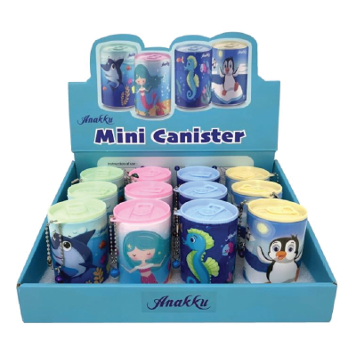 ANAKKU WET TISSUE 30'S MINI CANISTER SINGLE (72 Units Per Carton)