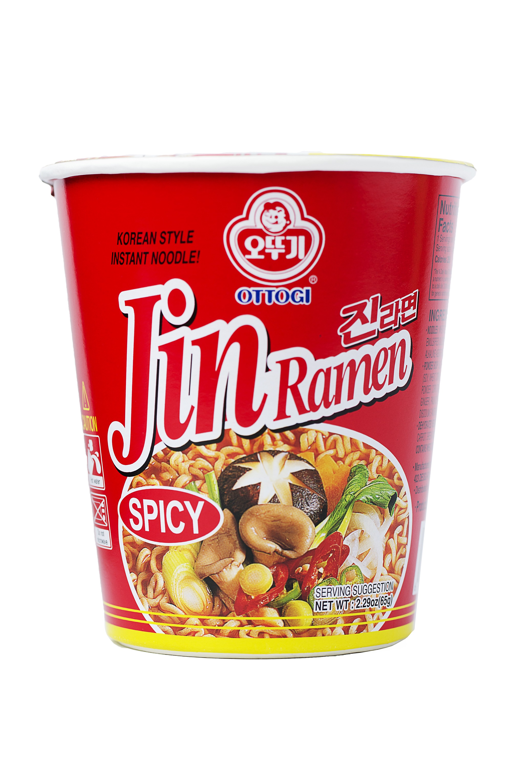 JIN RAMEN CUP SPICY 65GX6