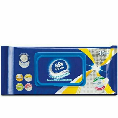 Vinda Deluxe Kitchen Wipes 40s