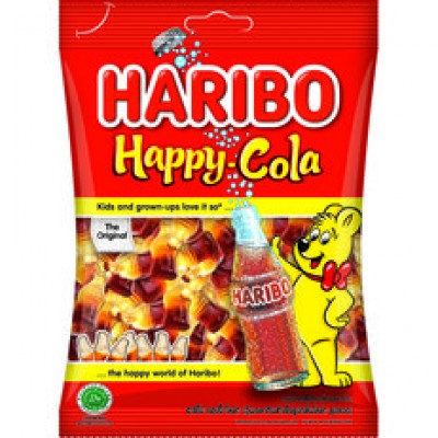 HARIBO Gummies Happy Cola 80gm Pack (24 Units Per Carton)
