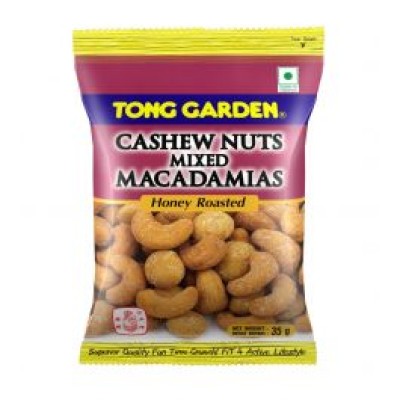 [PRE ORDER ONLY ETA 12-14 Working Days] Tong Garden Honey Roasted Cashew Nut Mixed Macadamias ( 40g x 10 bags x 12 units )