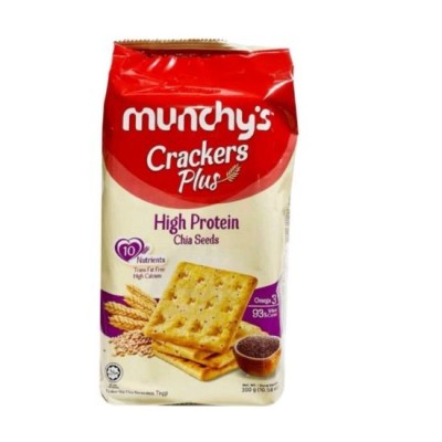 Munchy's Crackers PLUS High Protein CHIA SEEDS 300g