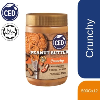 CED PEANUT BUTTER CRUNCHY 500G X 12