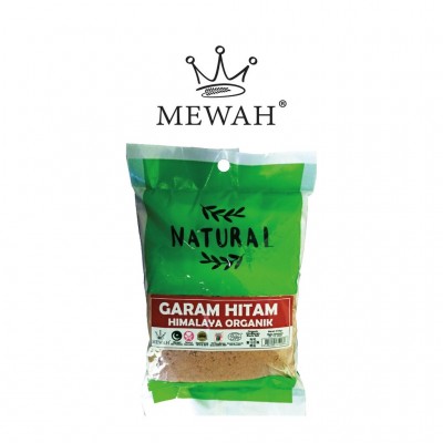 Mewah Organic Black Salt 450g (Mewah Garam Hitam Himalaya Organik 450g)