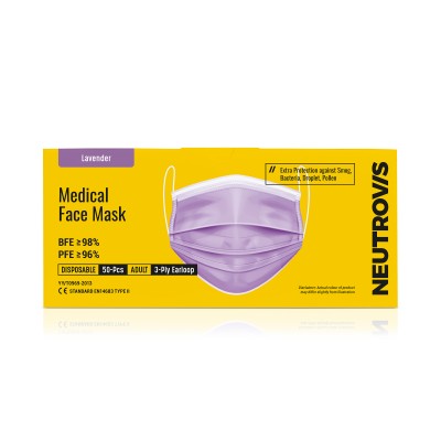 Neutrovis Basic Series 3-ply (50s box)  Adults - Lavender