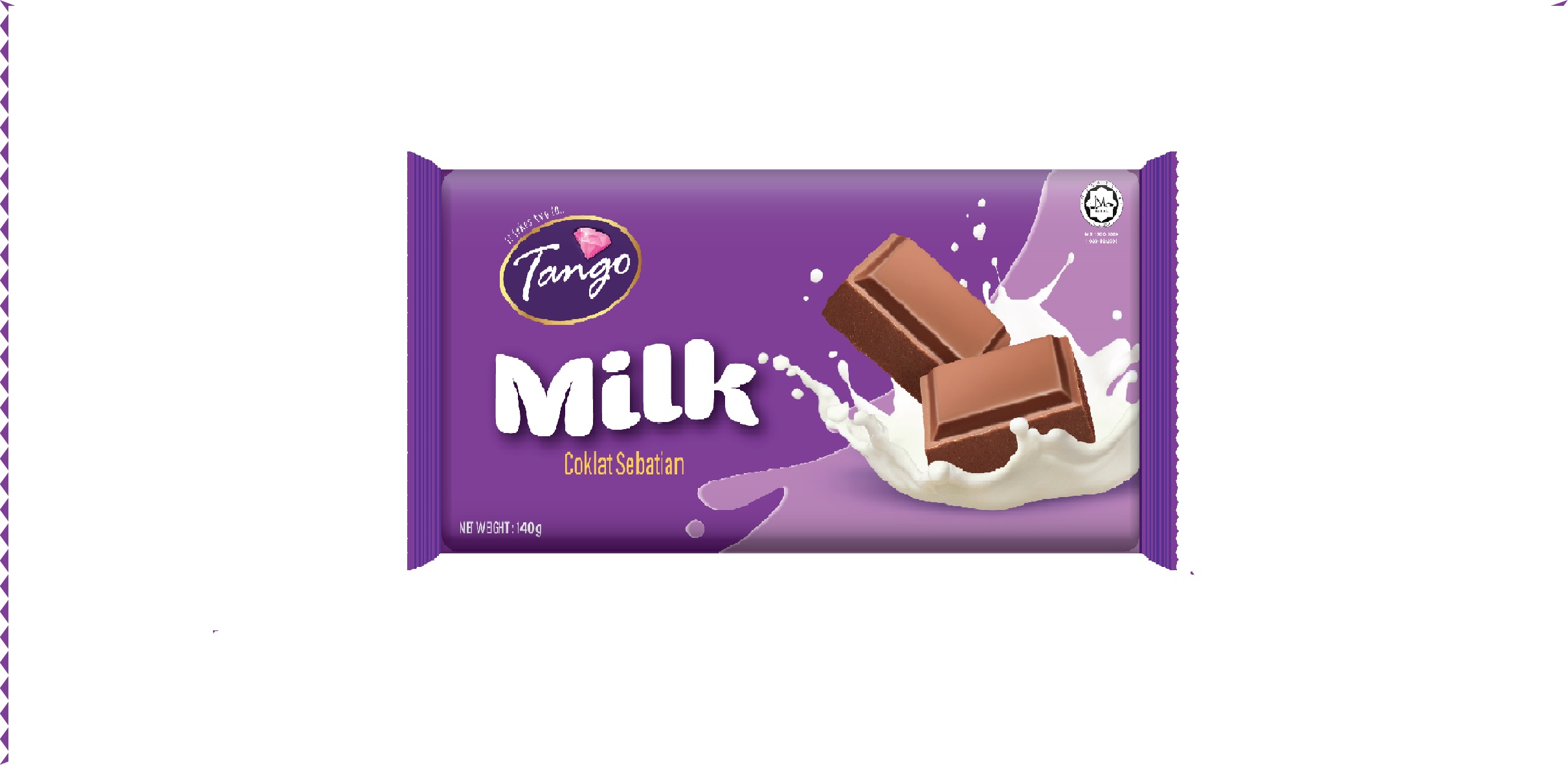 TANGO 140G MILK BAR (10 Units Per Outer)