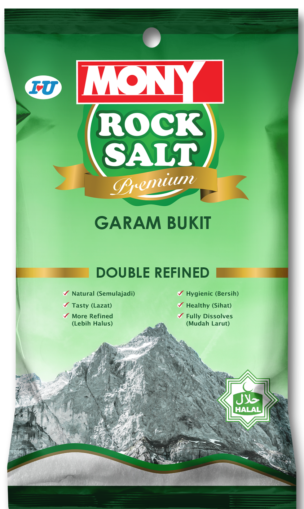 MONY ROCK SALT PREMIUM 400G (24PKT @ 400G) (24 Units Per Carton)