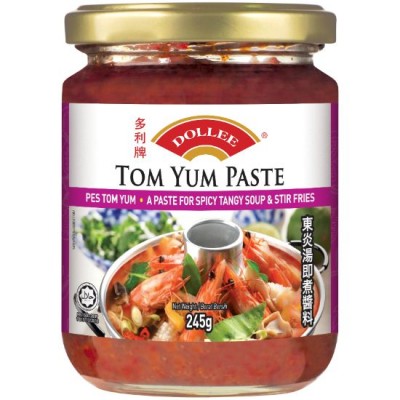 DOLLEE Tom Yum Paste 245gm pack ( 12 packs per carton )