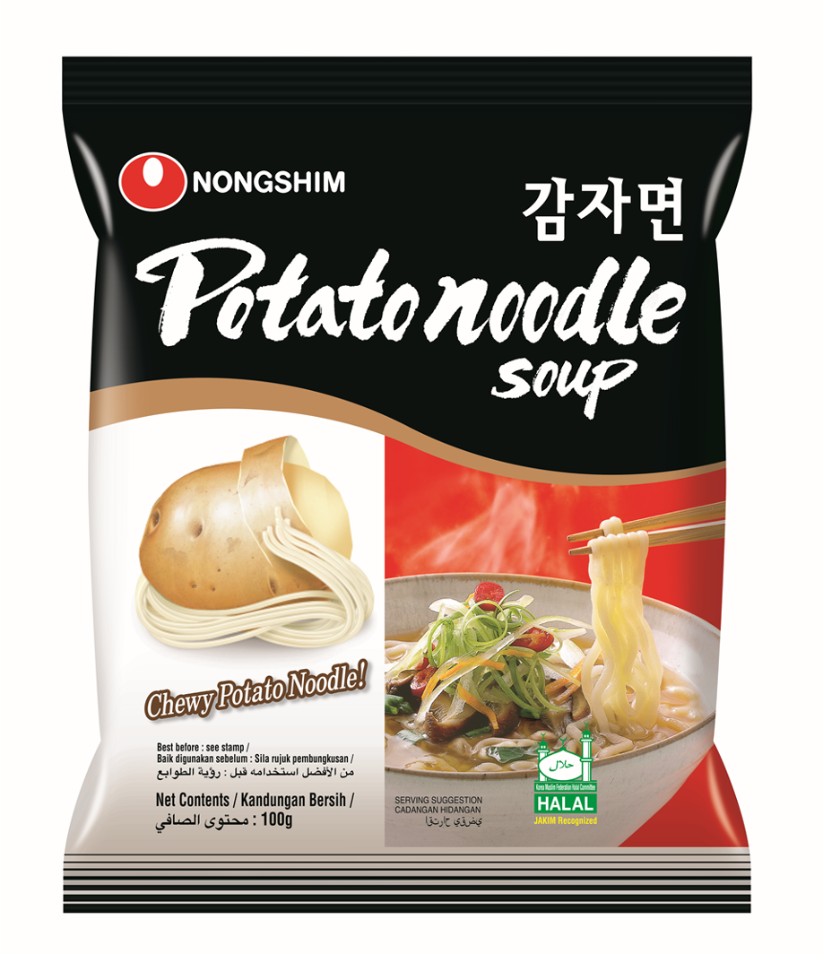 NONG SHIM Potato Ramyun 100gm Pack (48 packs per carton) MADE IN KOREA