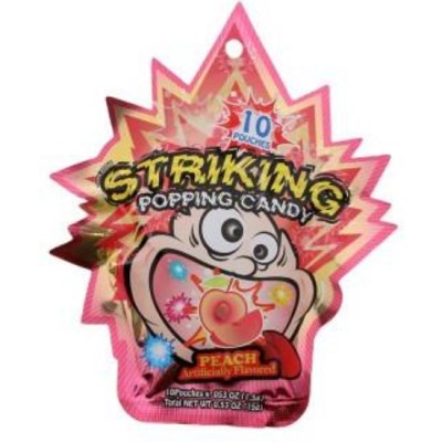 Striking Popping Candy Peach 48 x 15g