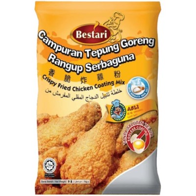 [PRE ORDER ONLY ETA 12-14 Working Days] Bestari Tempung Gorenge Ayam Original 1kg