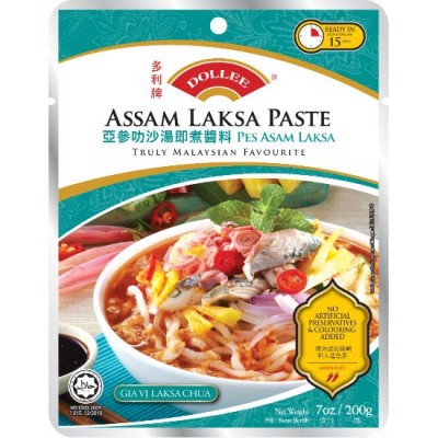 DOLLEE Assam Laksa Paste 200gm pack ( 12 packs per carton )