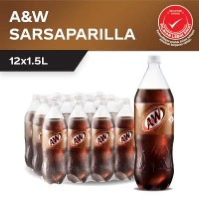 [PRE ORDER ONLY ETA 12-14 Working Days] A&W PET 1.5l x 12