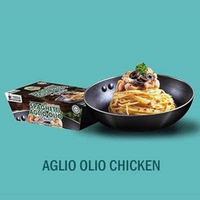 [HALAL - Master Pasto] 3-Minute Spaghetti Aglio-Olio Sauce (Convenience Pack - Marketplace Harian)  (24 Box Per Carton)