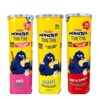 MAMEE MONSTER CAN Thin Thin Potato BBQ 100 g