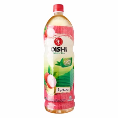 Oishi Lychee Green Tea 1.5L (12 Units Per Carton)