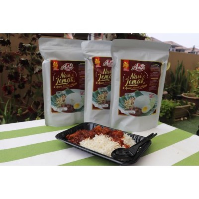 NASI LEMAK BASMATHI & AYAM MASAK MERAH (MEAL READY TO EAT)